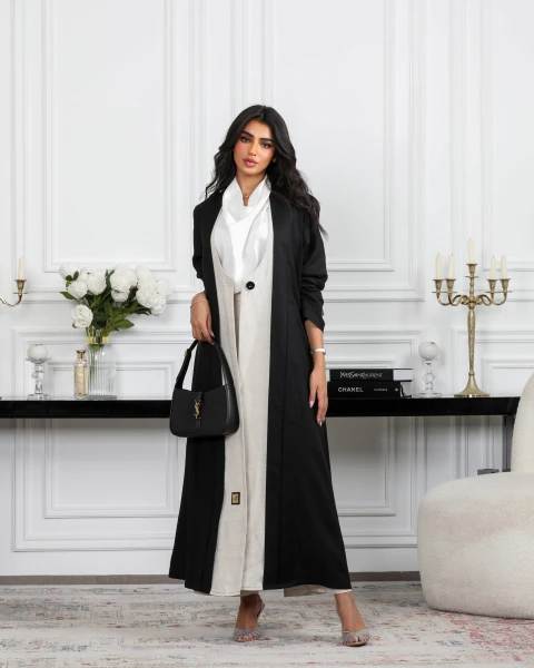BLAIZER LINEN BLACK   C:6489BLACK