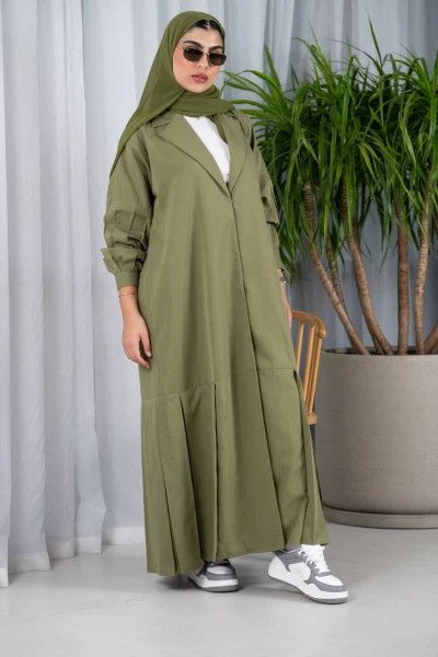 Blazer Trench Coat Pistachio C:6550