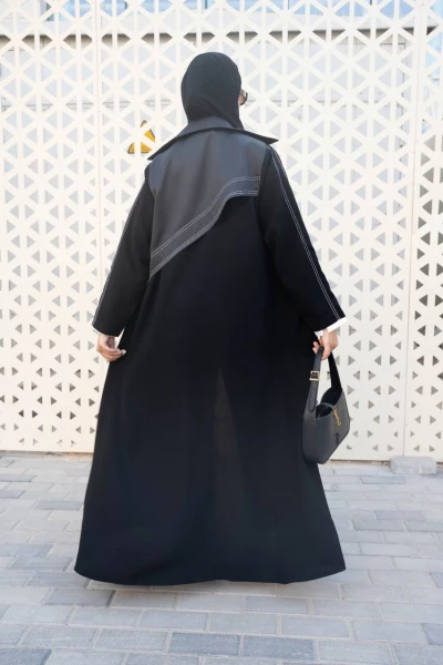 عبايه بليزر اسود C:6554