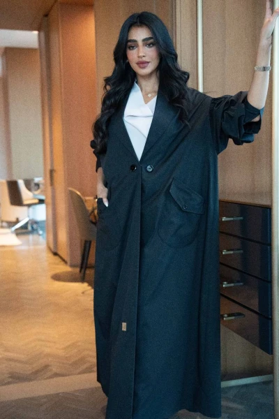 Abaya Blazer trench coat C:6557