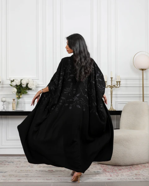 ABAYA BESHT FREE SIZE C:6381BLACK