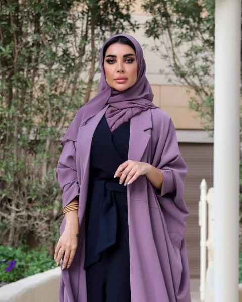 عبايه كريب بليزر C:6334