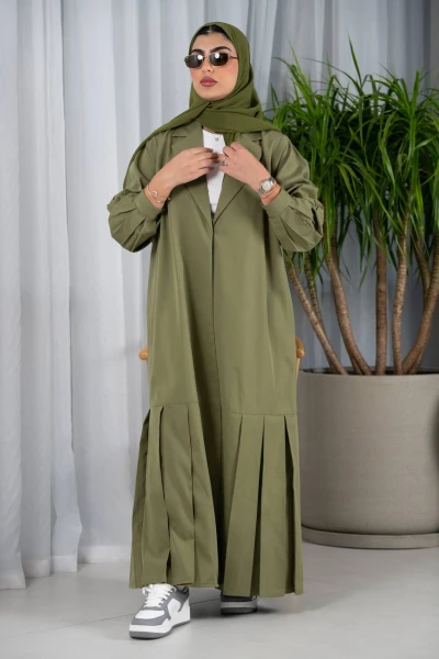 Blazer Trench Coat Pistachio C:6550