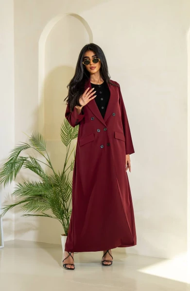 Abaya Blazer Red C:6552 Red
