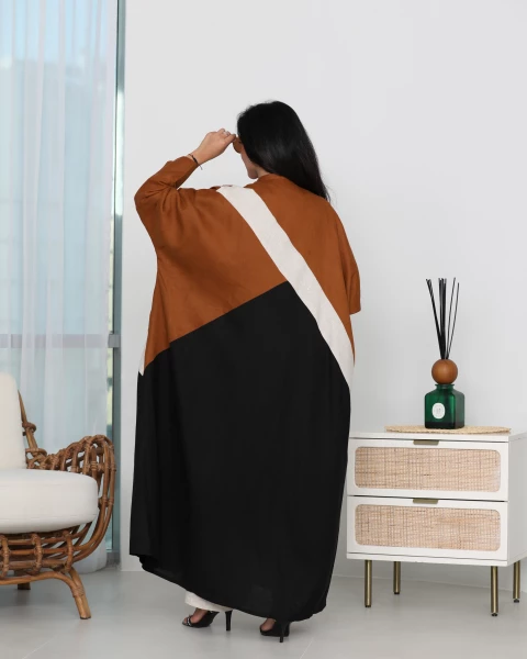عبايبه لنن فري سايز C:6468